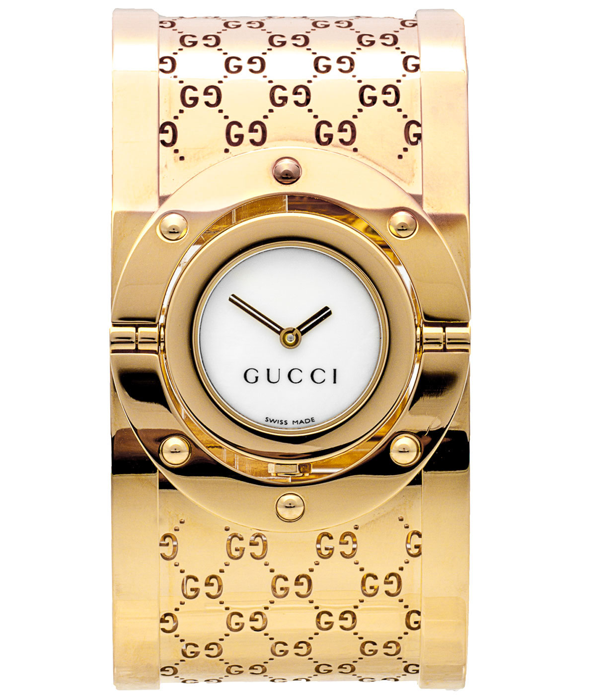 gucci twirl watch gold
