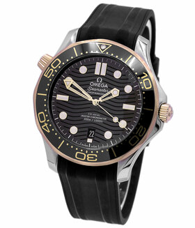 OMEGA | Seamaster Diver 300 Co-Axial Master Chronometer Stahl - Sedna‑Gold | Ref. 21022422001002