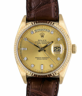 ROLEX | Oyster Perpetual Day-Date Gelbgold Service 2021 | Ref. 18048