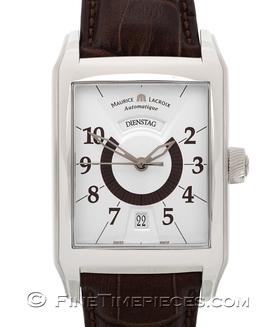 MAURICE LACROIX | Pontos Rectanculaire Day Date Limited Edition 2006 | Ref. PT6177-SS001-12G